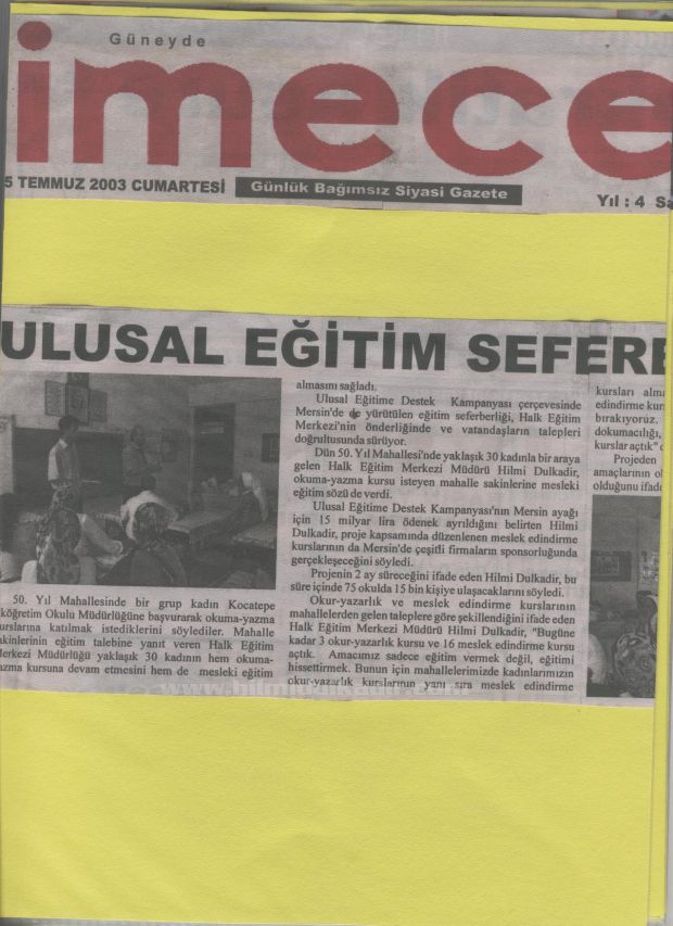 2003 Hem çalışmaları-2